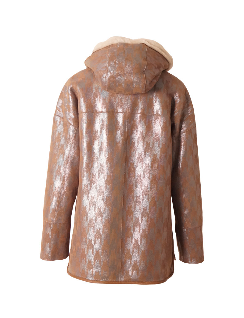 VENTCOUVERT HOODIE FEMME RÉVERSIBLE MERINO MOUNTAIN TAUPE