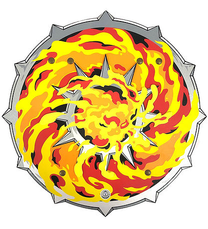 Liontouch Kostüm - Flammenschild - Rot/Orange/Gelb