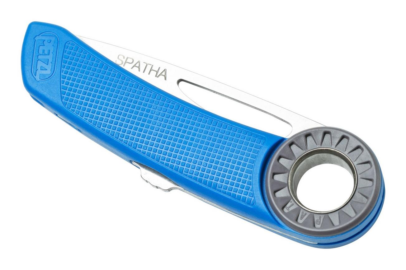 Petzl Spatha S92AB, blauw, zakmes