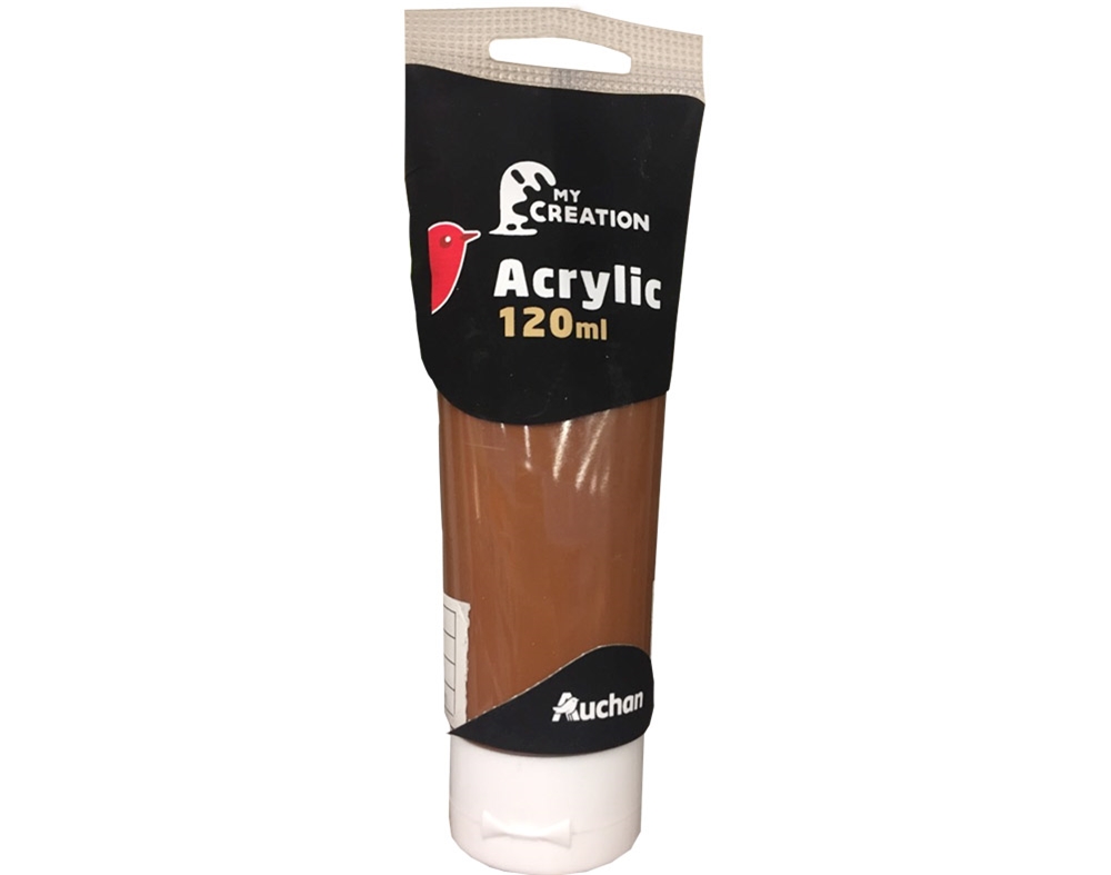 TINTA ACRÍLICA AUCHAN CASTANHO 120ML