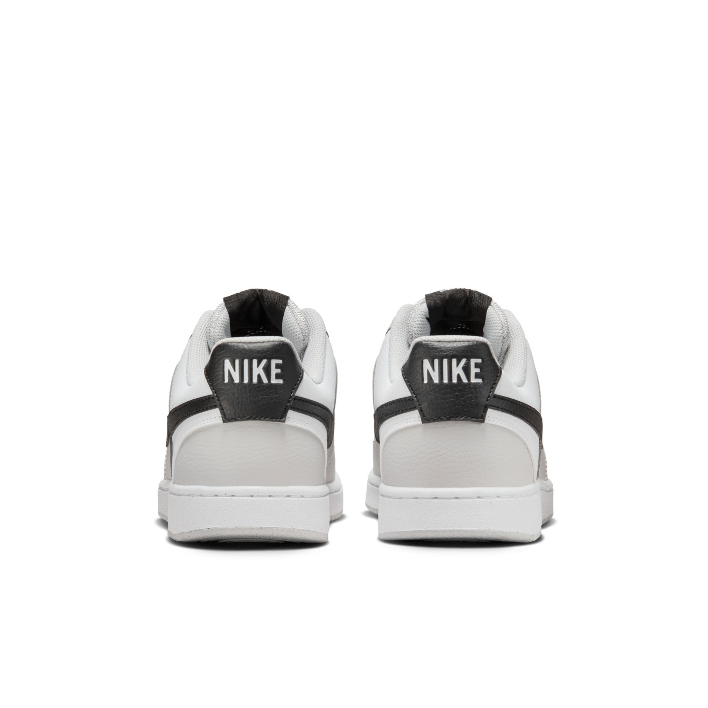 Nike Court Vision Low Sneakers Lichtgrijs Wit Zwart