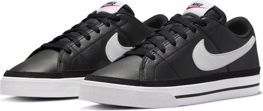 Nike Court Legacy NN Sneakers Black White Volt Team Orange Dames
