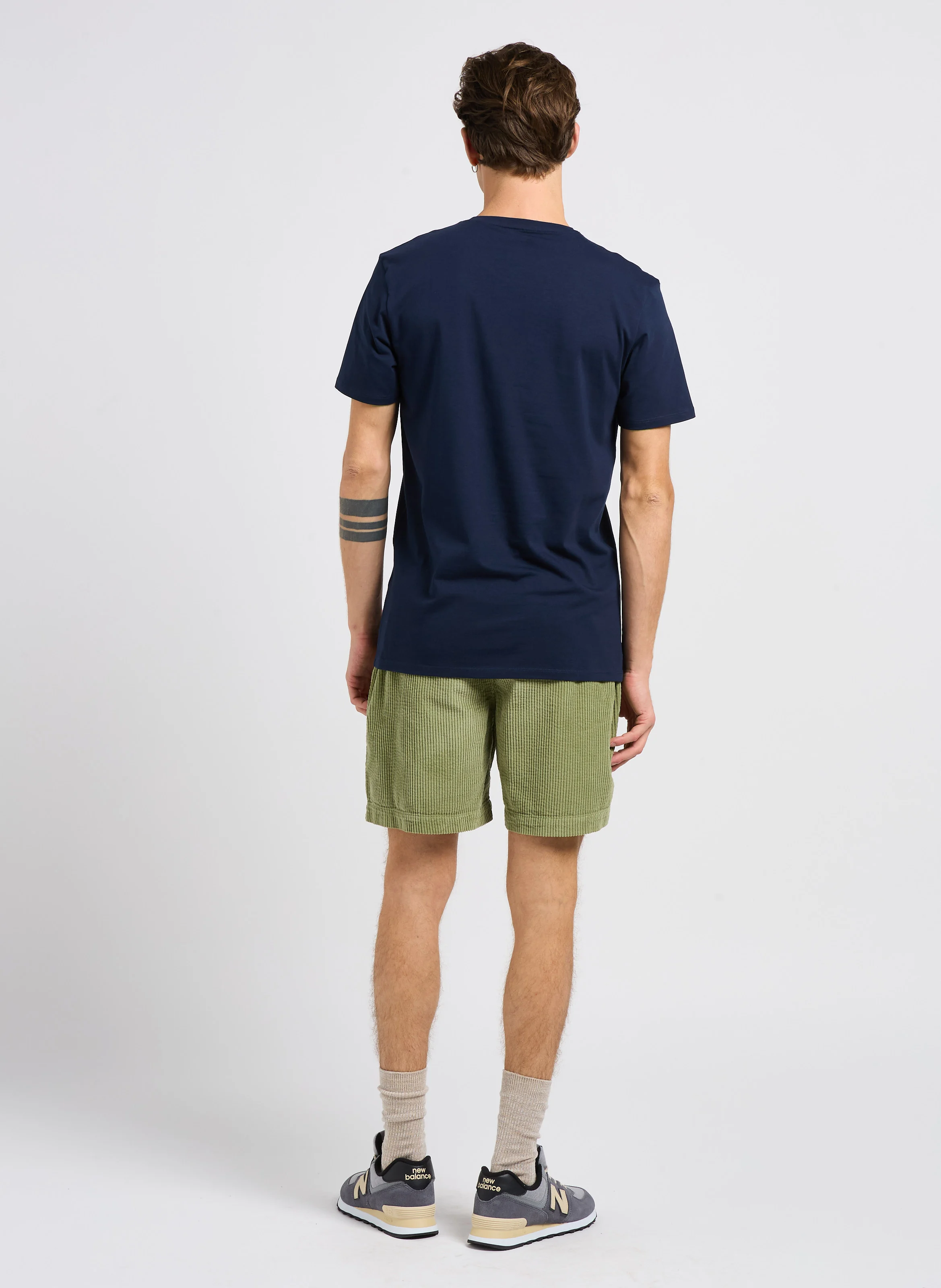 NEWPIMA - Tee-shirt manches courtes en coton bio mélangé | Bleu