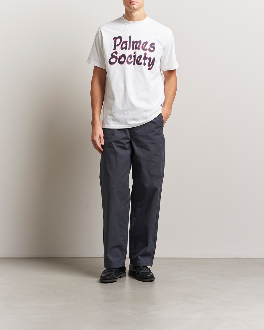 Palmes Society T-Shirt White