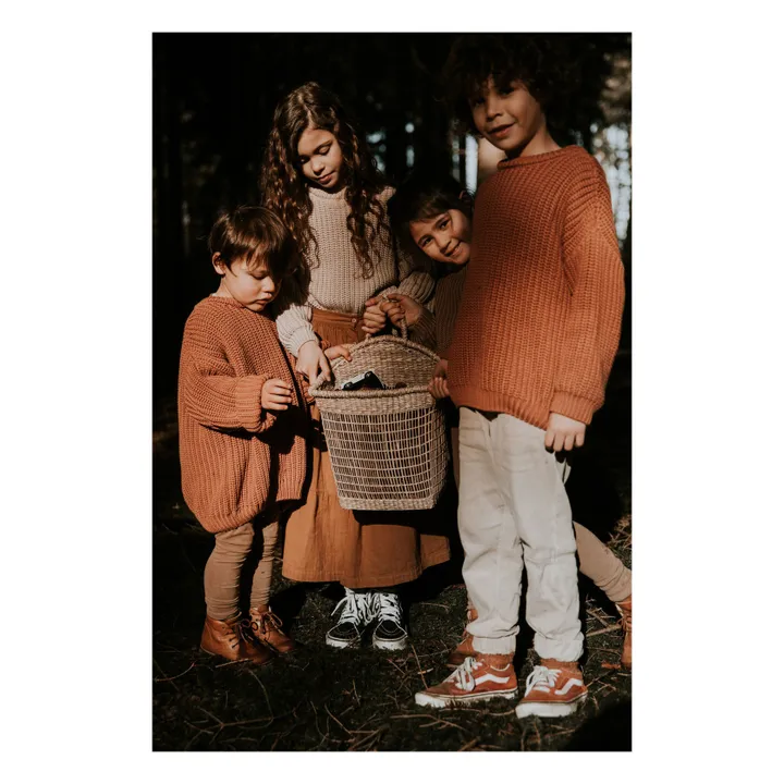 Yuki Pull Chunky Coton Bio | Terracotta
