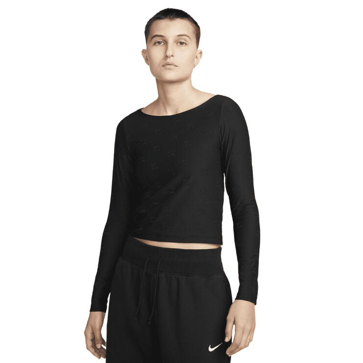 Nike air printed long shirt Black/white