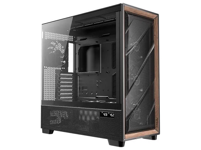 Antec Flux Pro - FT - udvidet ATX - sidepanel med vindue (hærdet glas) - ingen strømforsyning - USB/Lyd