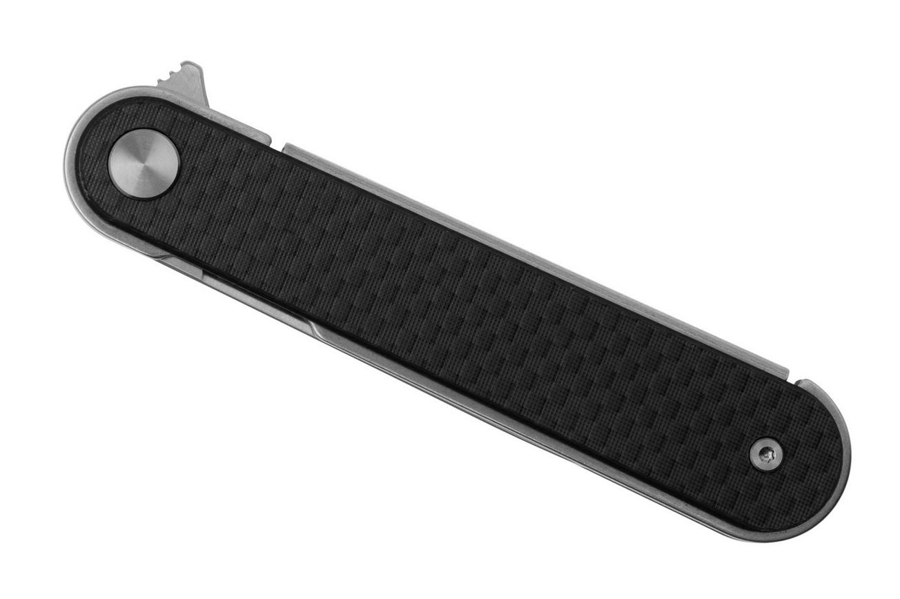 Real Steel Iris Flipper 8061AF Satin 12C27, Carbon Fiber G10, zakmes