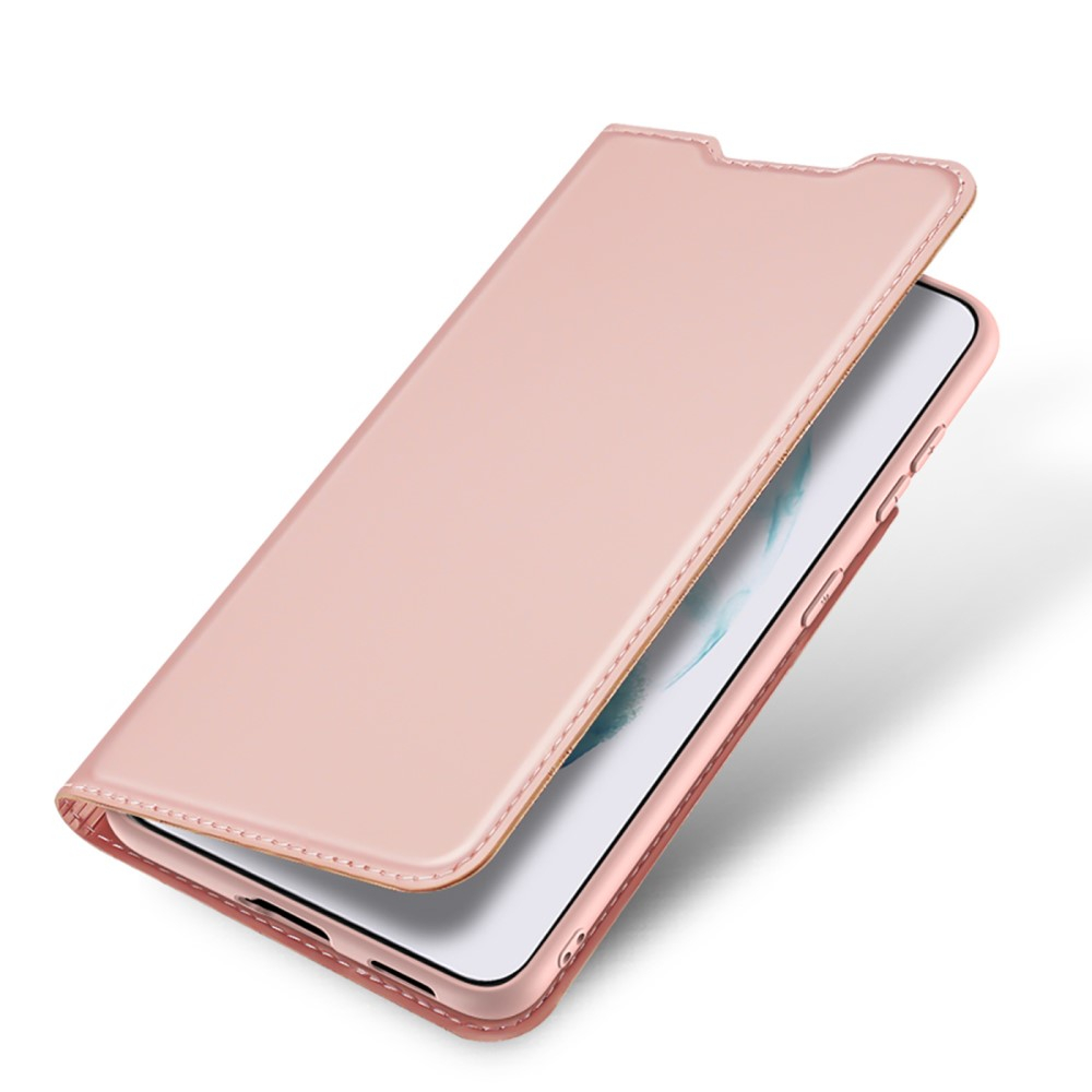 Samsung Galaxy S22 5G Flip Wallet Cover Leder Tasche - Roségold
