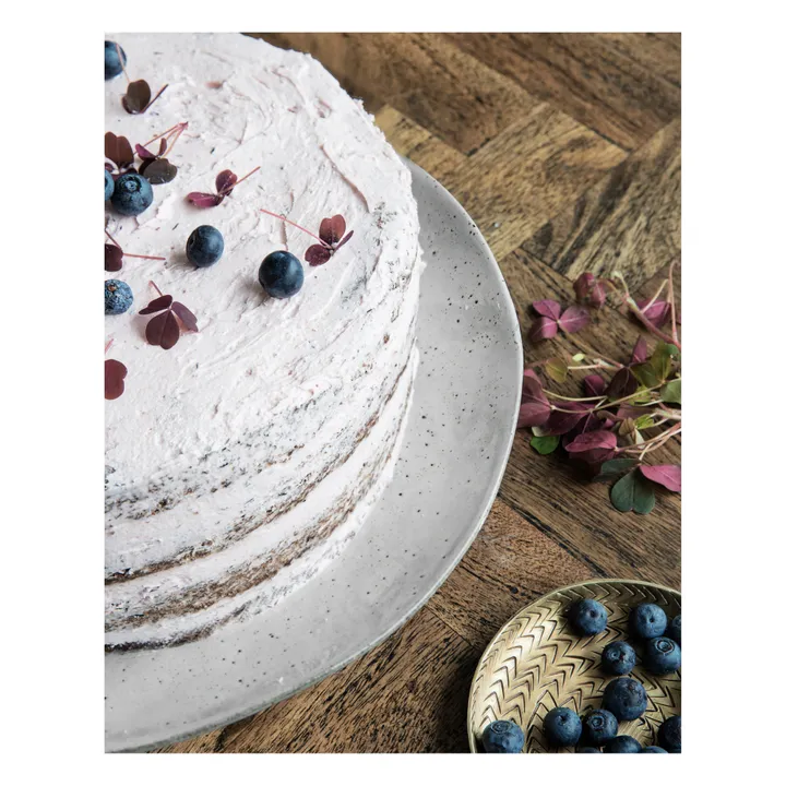 House Doctor Plateau à gâteau Rustic | Bleu gris