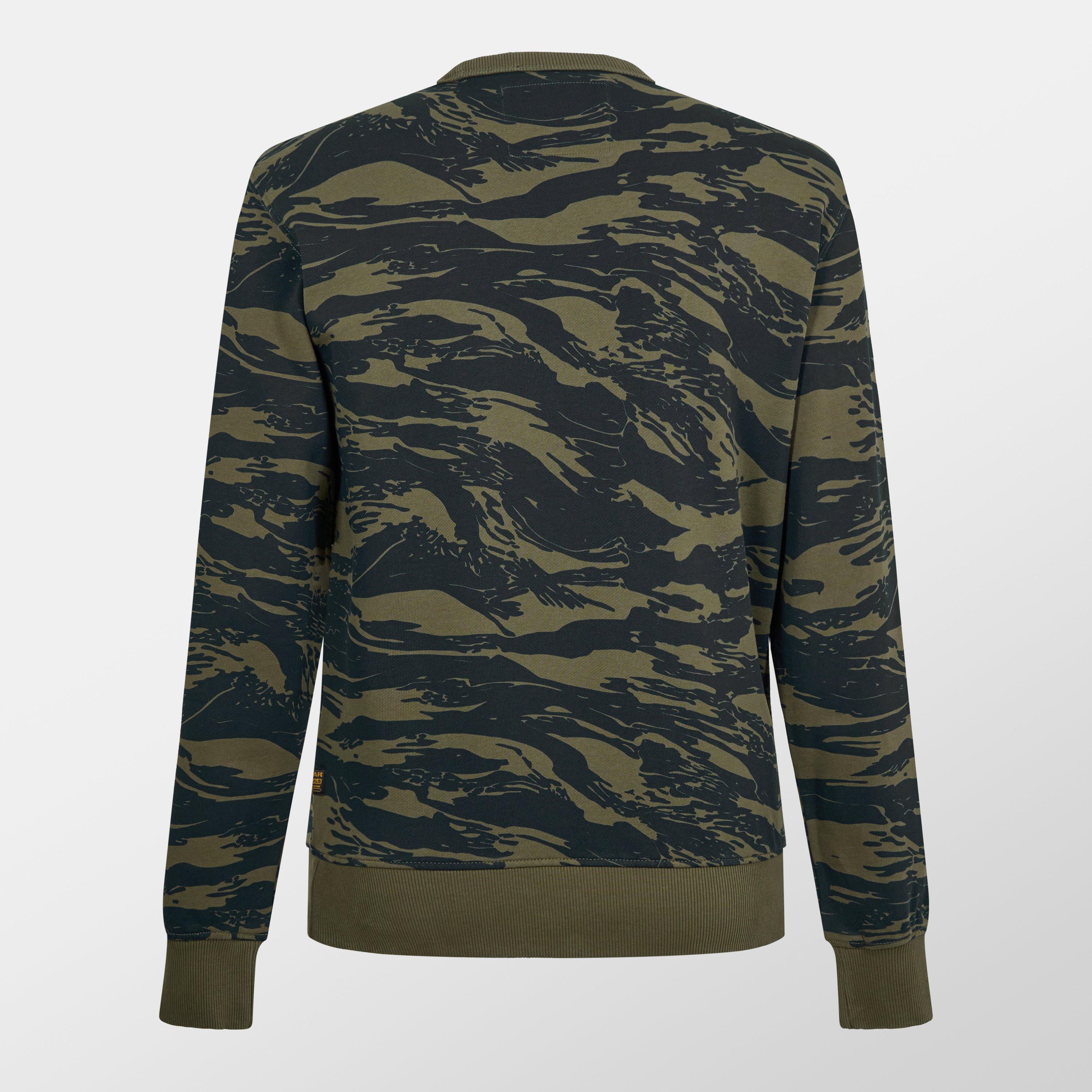 G Star Tiger Camo Sweater