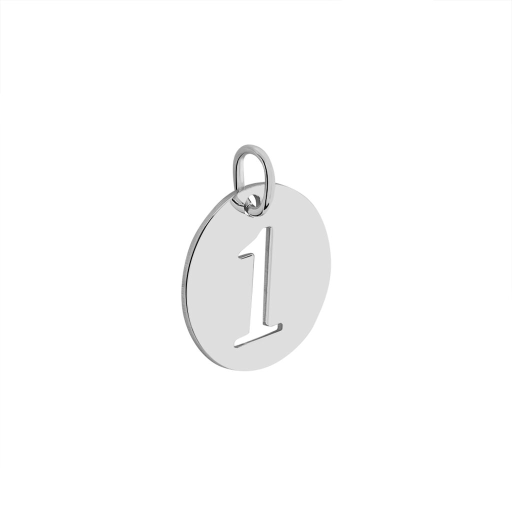 Pendentif Efiso Argent Blanc