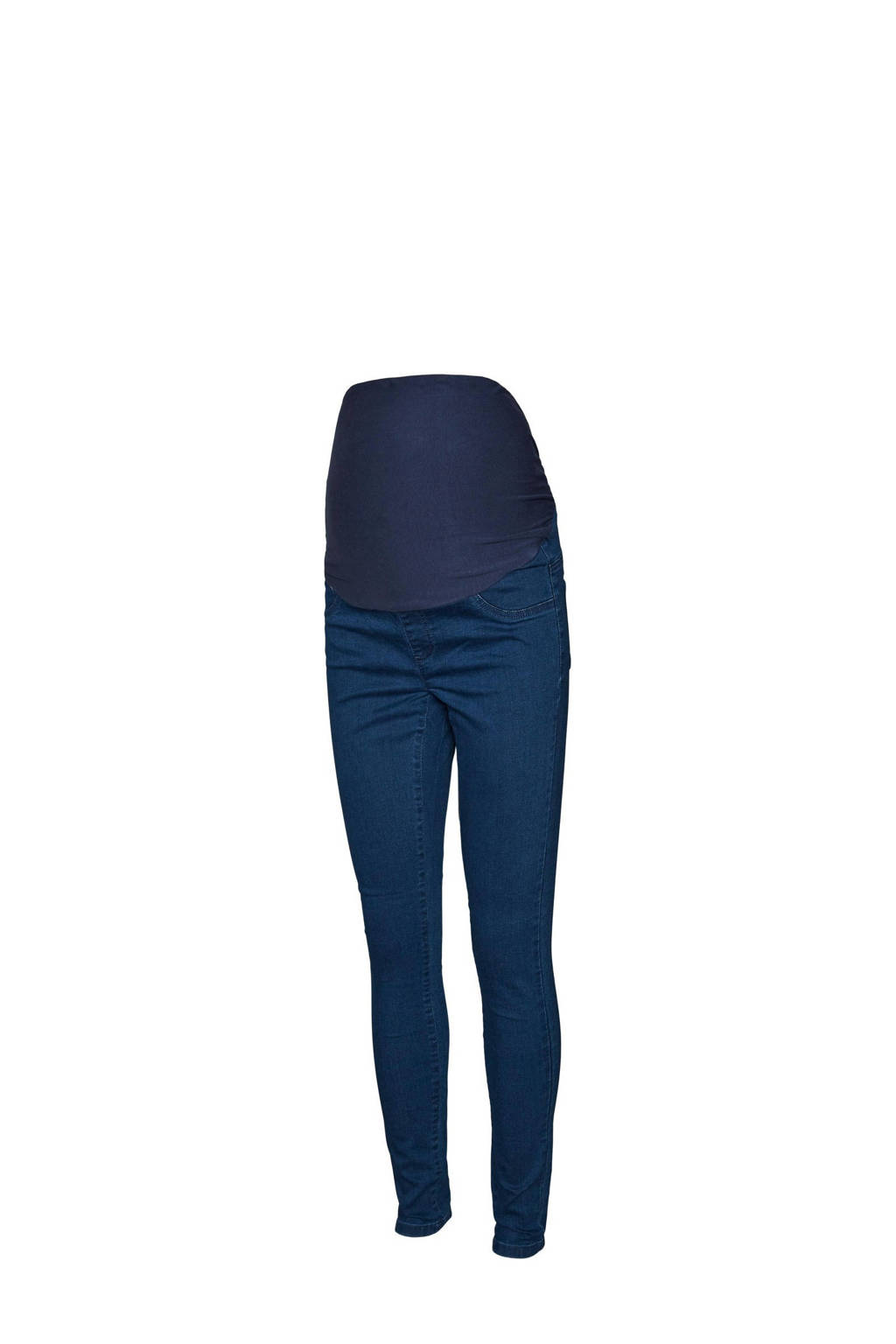 MAMALICIOUS skinny zwangerschapsjeans MLECHO medium blue denim