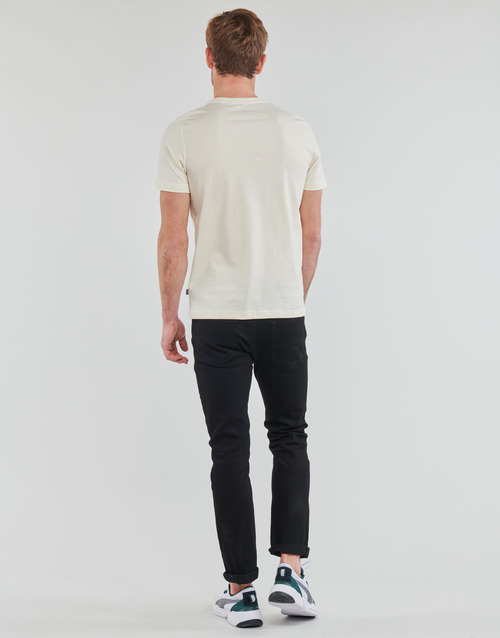 Puma - ESS+ EMBROIDERY LOGO TEE - Blanc cassé