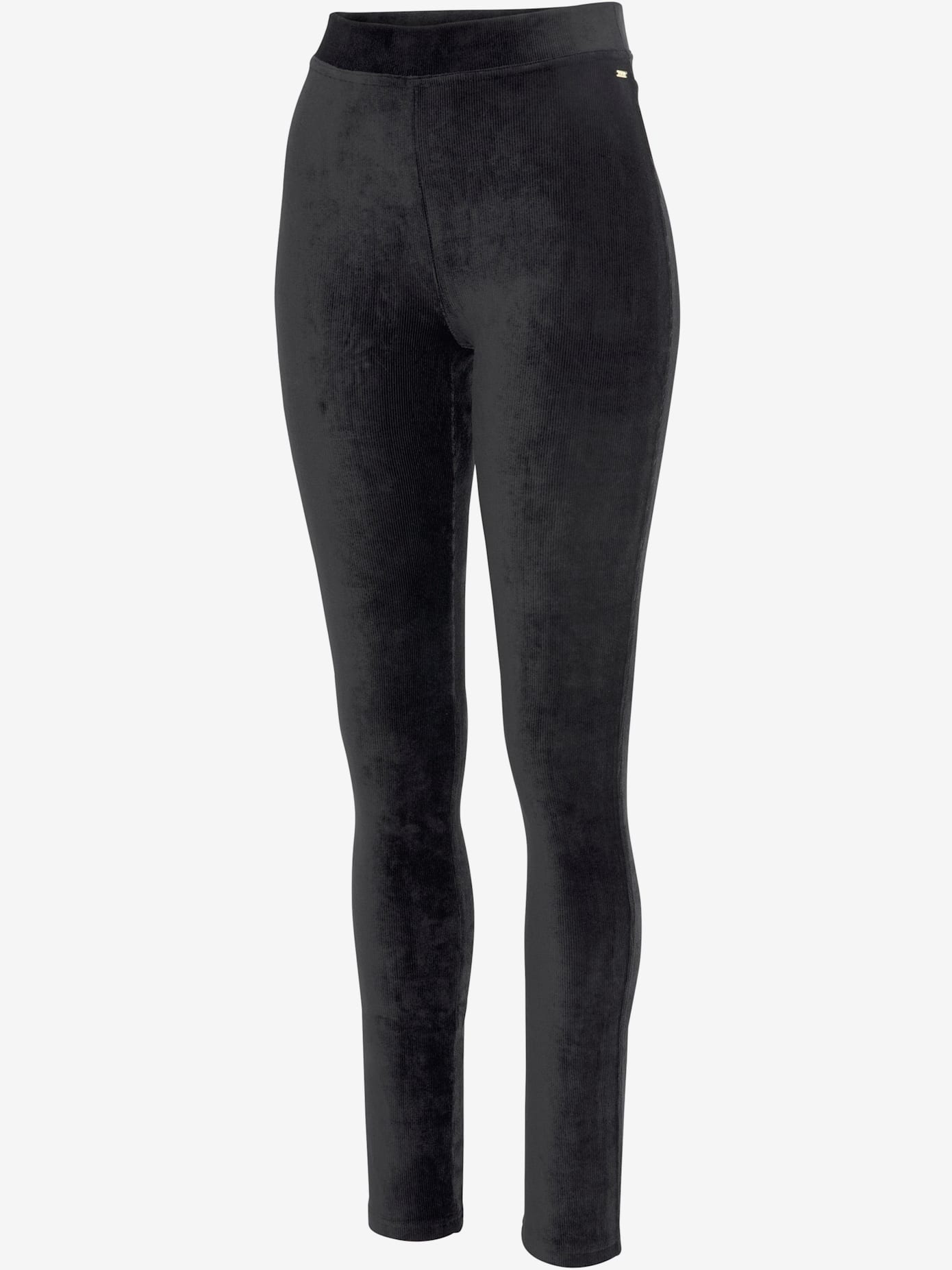 Legging basique en velours côtelé
