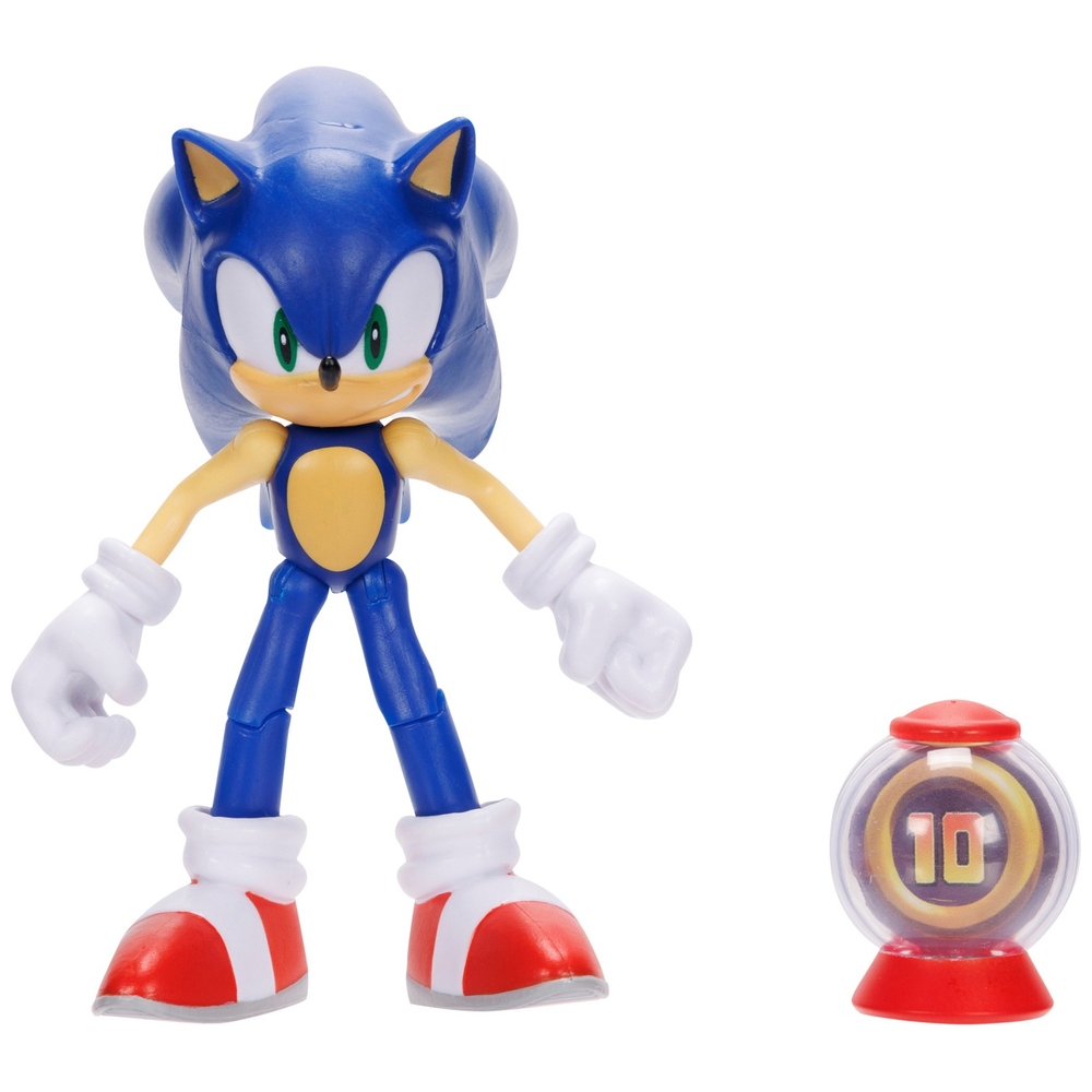 Sonic the Hedgehog 10cm Figur mit Superring-Artikelbox