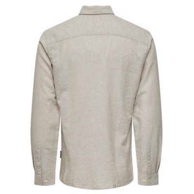 Chemise à manches longues homme Onscaiden Solid Linen Noos ONLY AND SONS