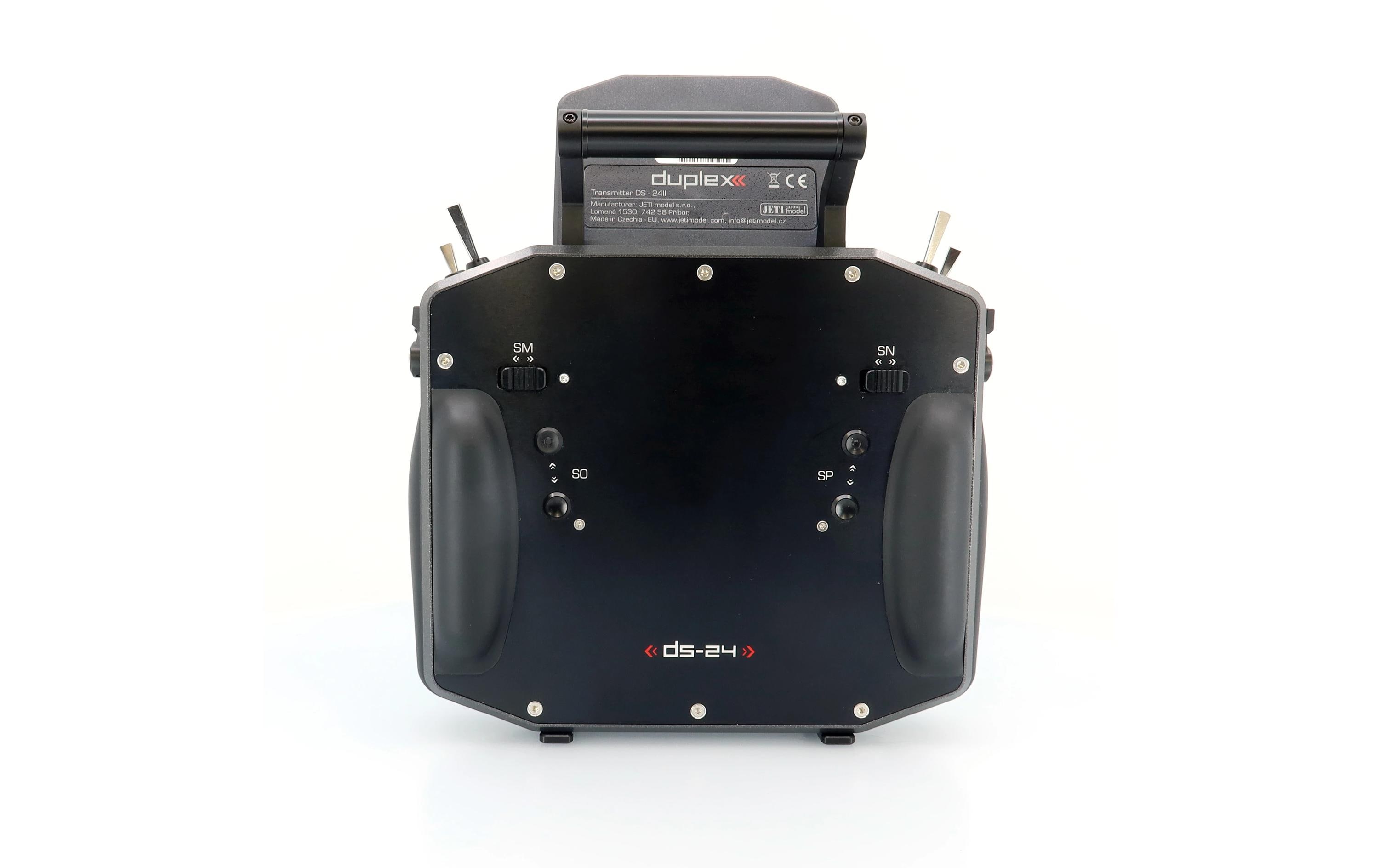 Fernsteuerung DS-24II Gray 24 Kanal, Duplex EX<br>Professioneller 24-Kanal-Sender mit Geber auf Rückseite