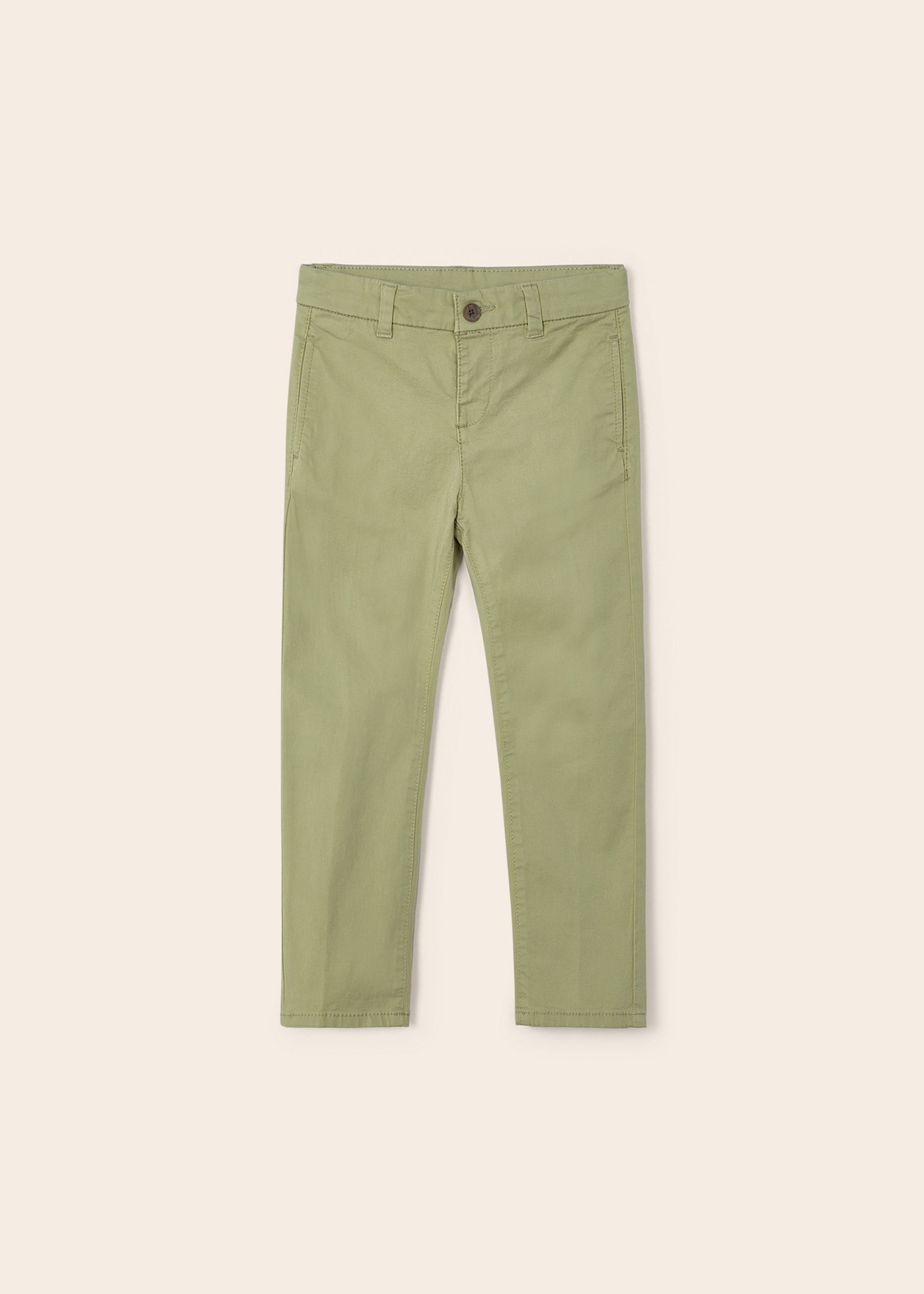 Calças chino de algodão para meninos