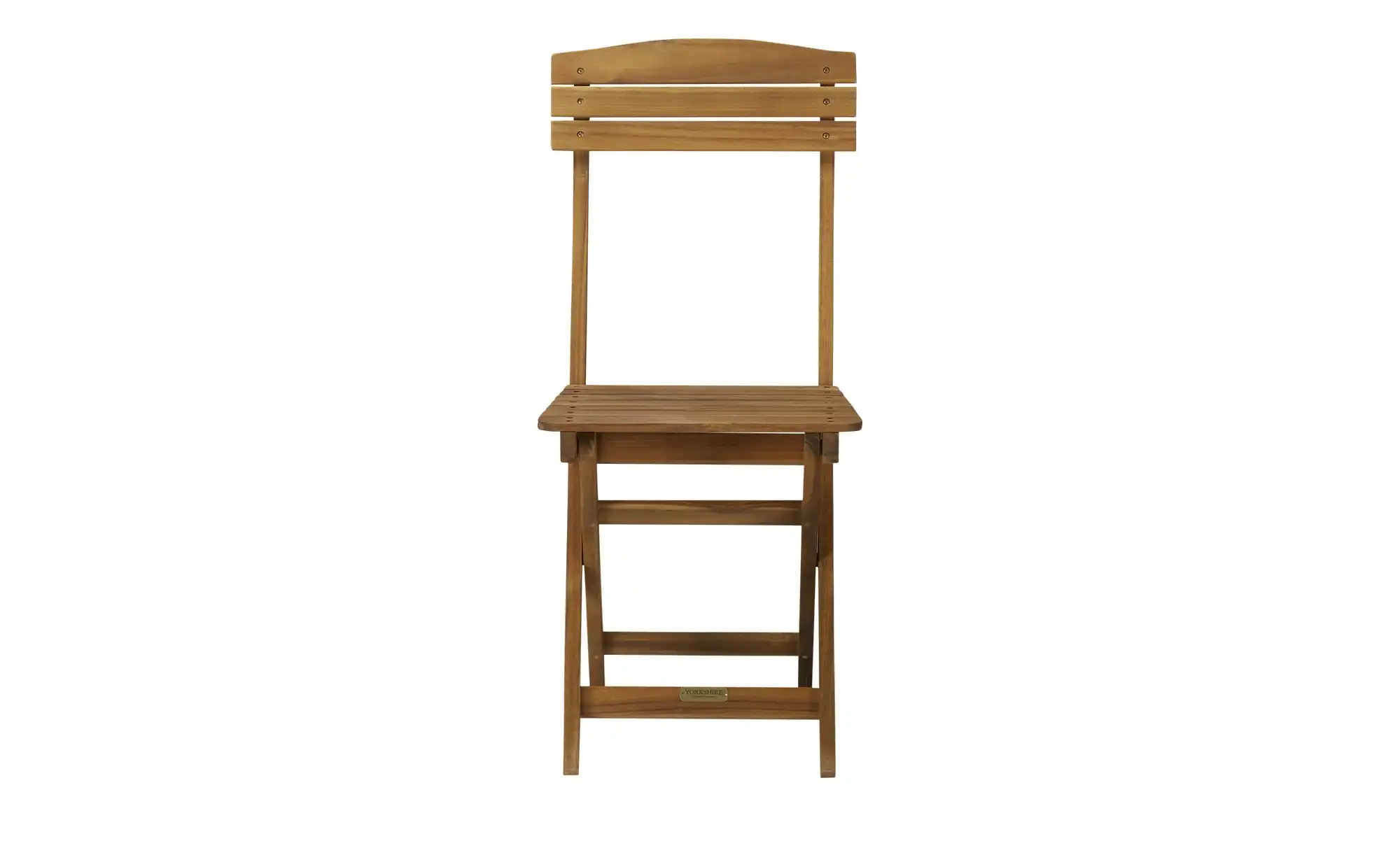 Balkonklappstuhl 2er-Set aus Akazienholz Java