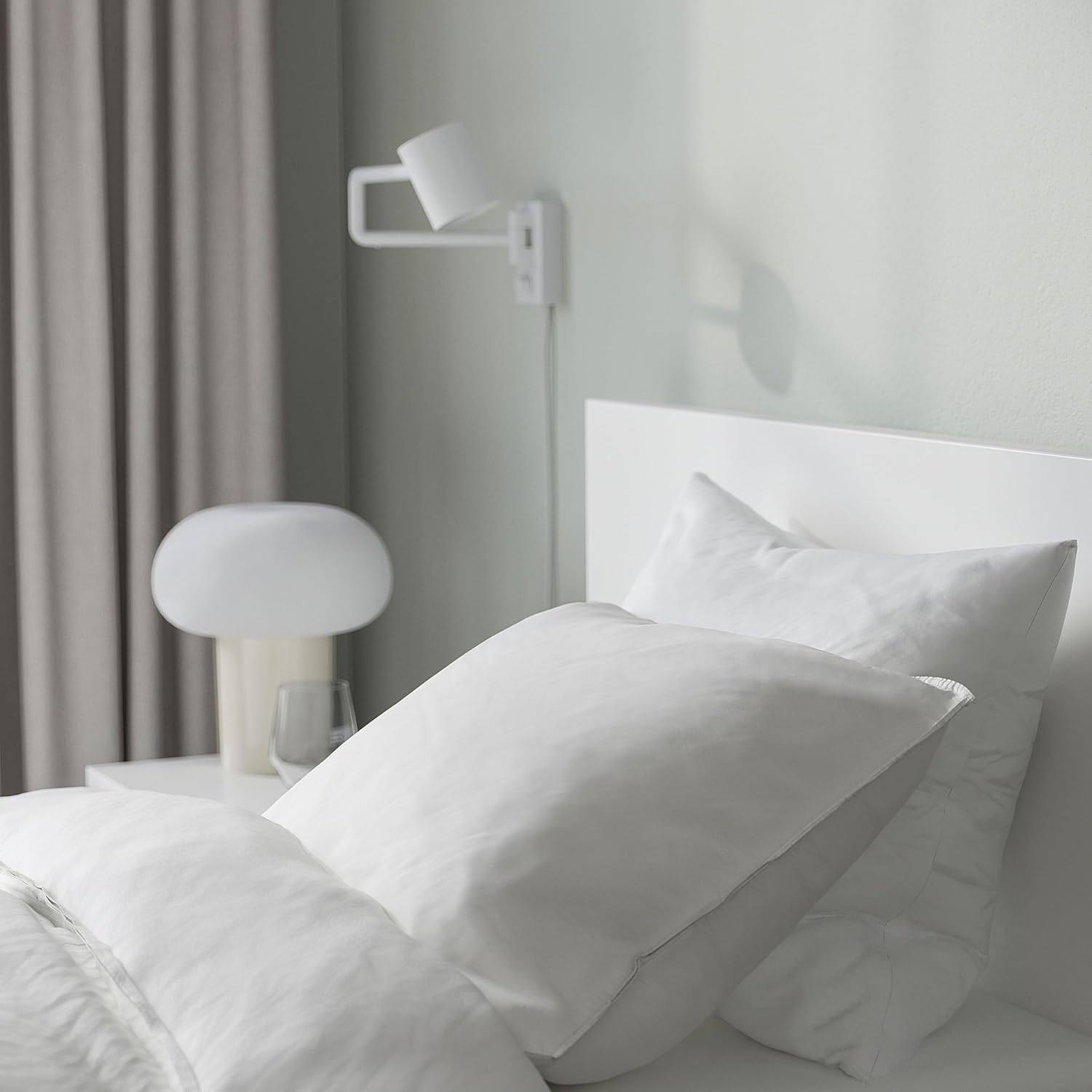 IKEA MALM Bettgestell, hoch, mit 2 Aufbewahrungsboxen, 120x200 cm, Weiß