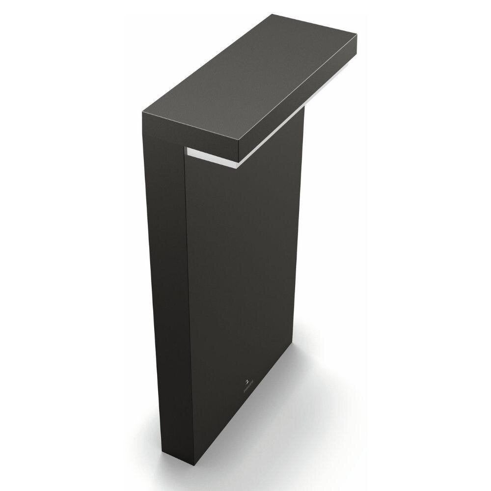 Bustan LED sokkellamp in antraciet en wit, 3,8W, 800lm, IP44