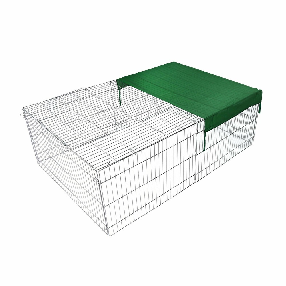 Parc enclos pour petits animaux domestiques 122 cm protection solaire