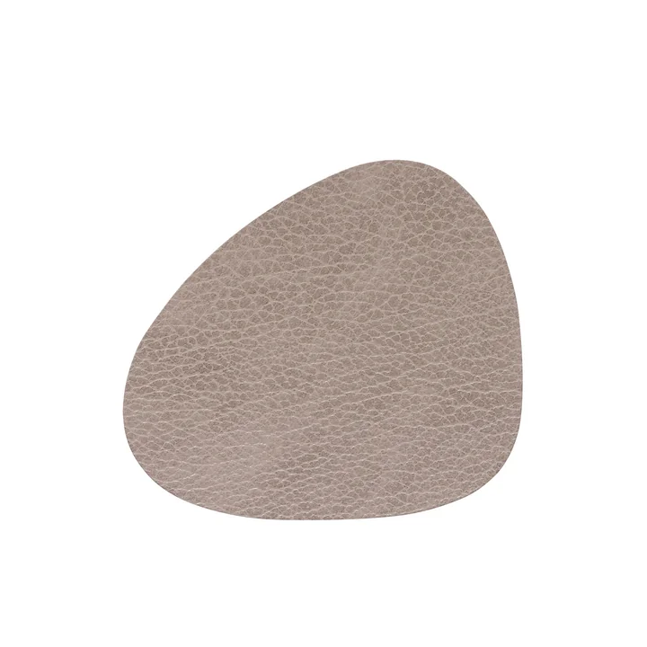 Lind DNA - Glasuntersetzer Curve, Hippo warm grey