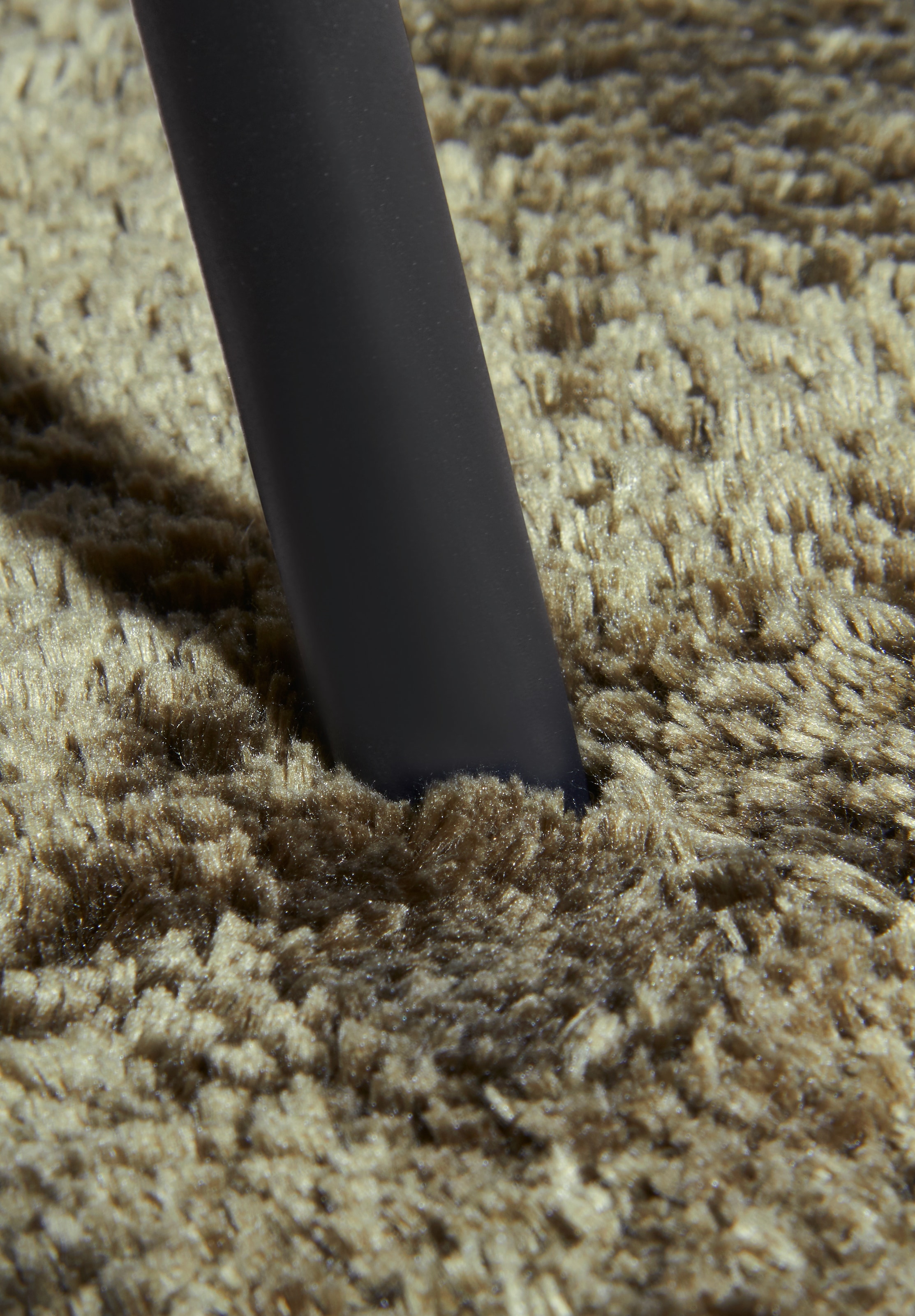 ELLE DECORATION Hochflor-Teppich »Calida« rechteckig 28 mm Höhe Langflor, Shaggy, einfarbig, flauschig, weich, glänzend, modern, uni