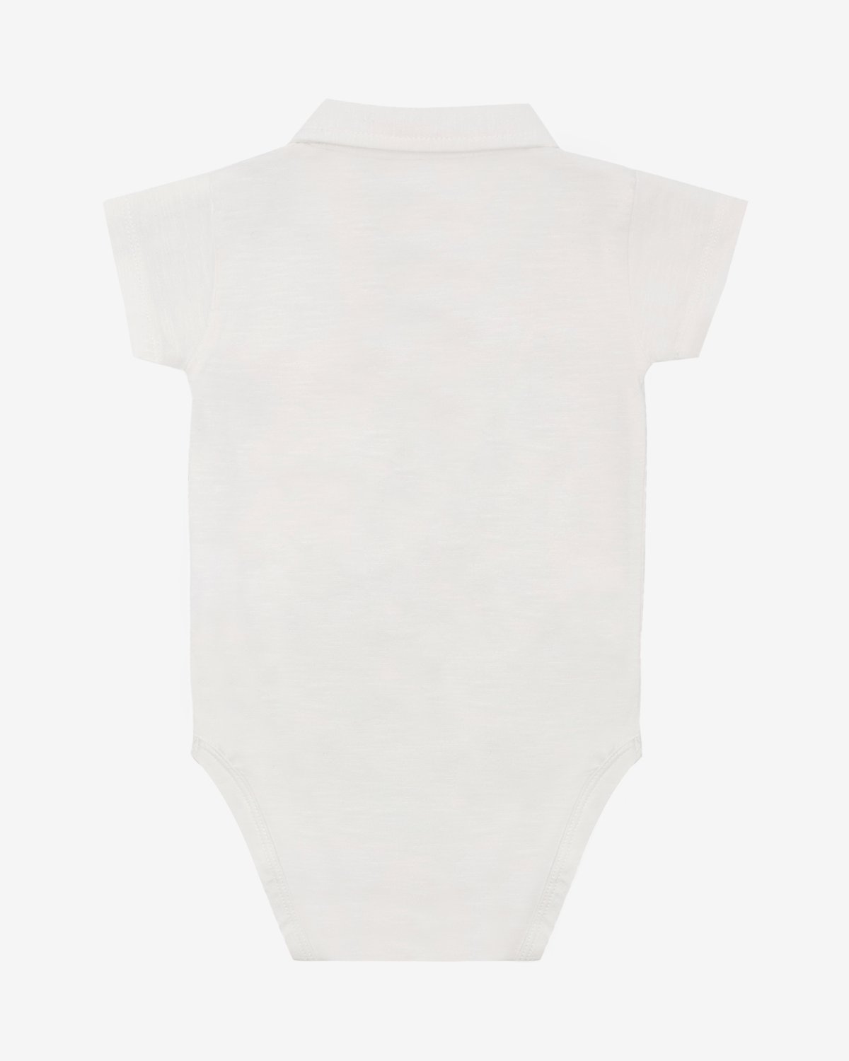 Body m/ Polo Krage, Kortermet – 95% Øko Bomull, 5% Elastan | HCBoye Slub