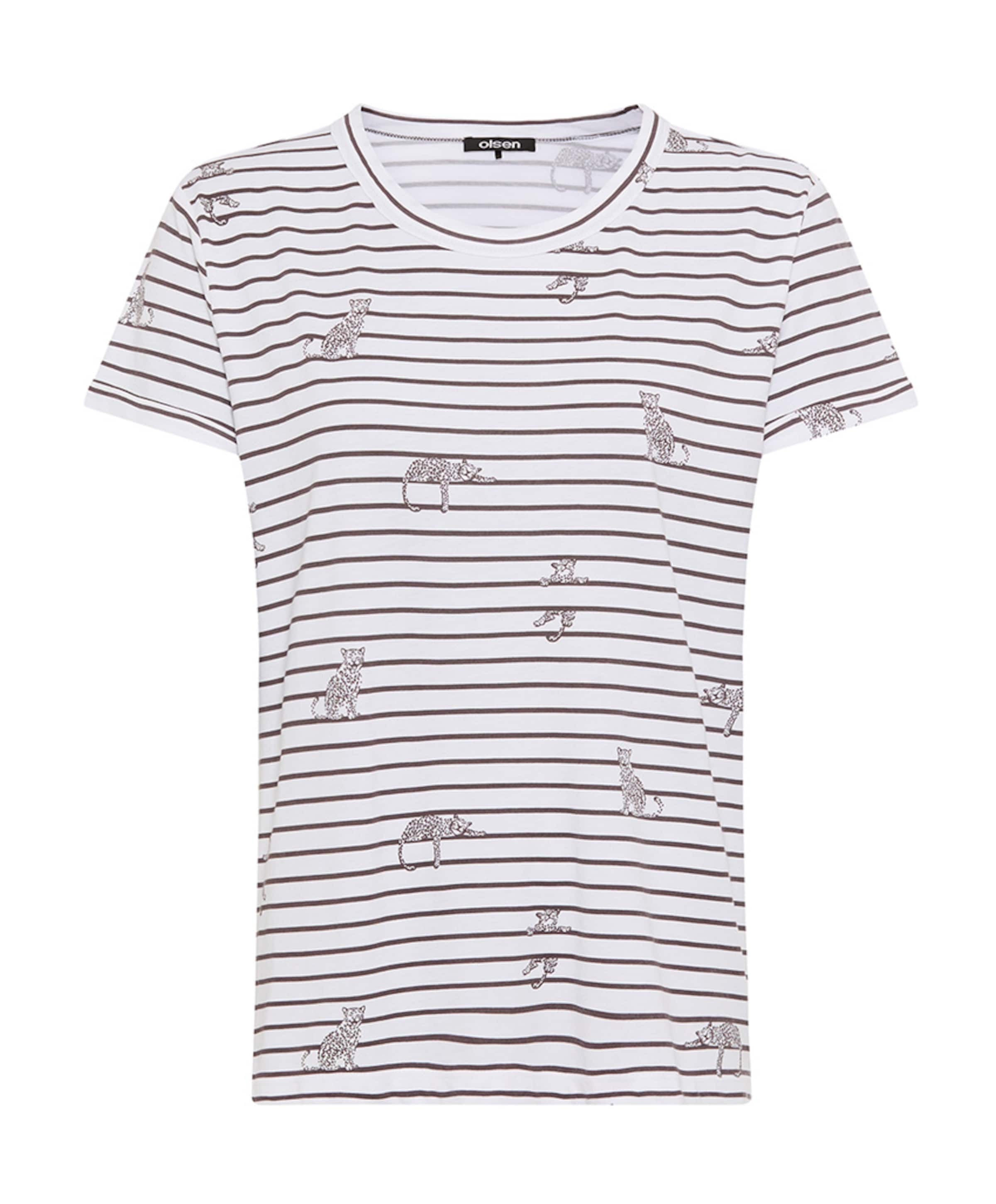 Olsen Dames T-shirt bruin