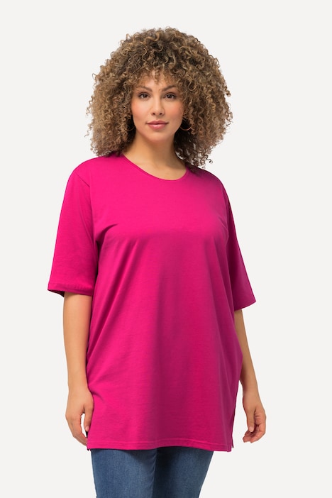 T-Shirt, Rundhalsausschnitt, Relaxed, Halbarm