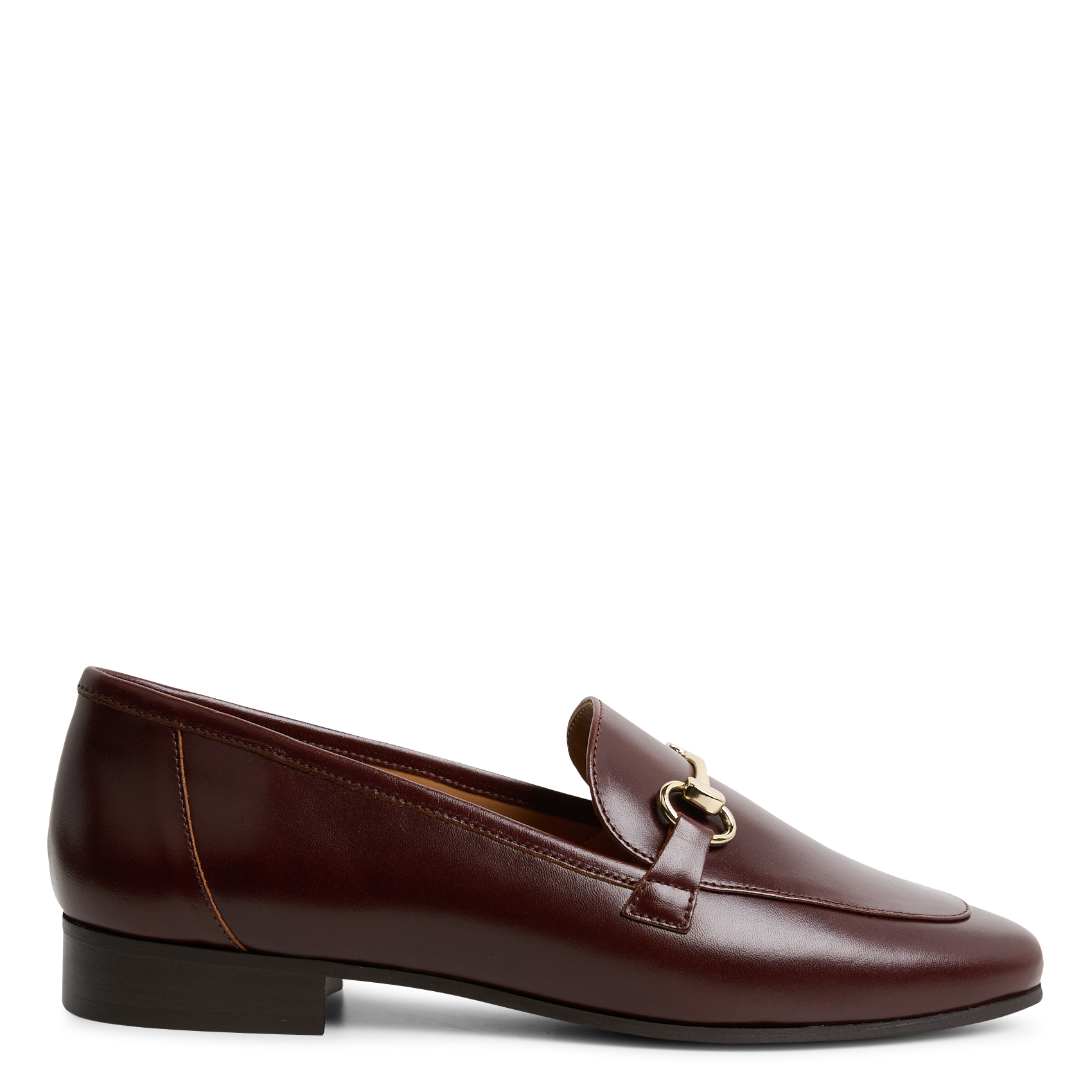 CLEMENCE - Mocassins en cuir lisse | Marron