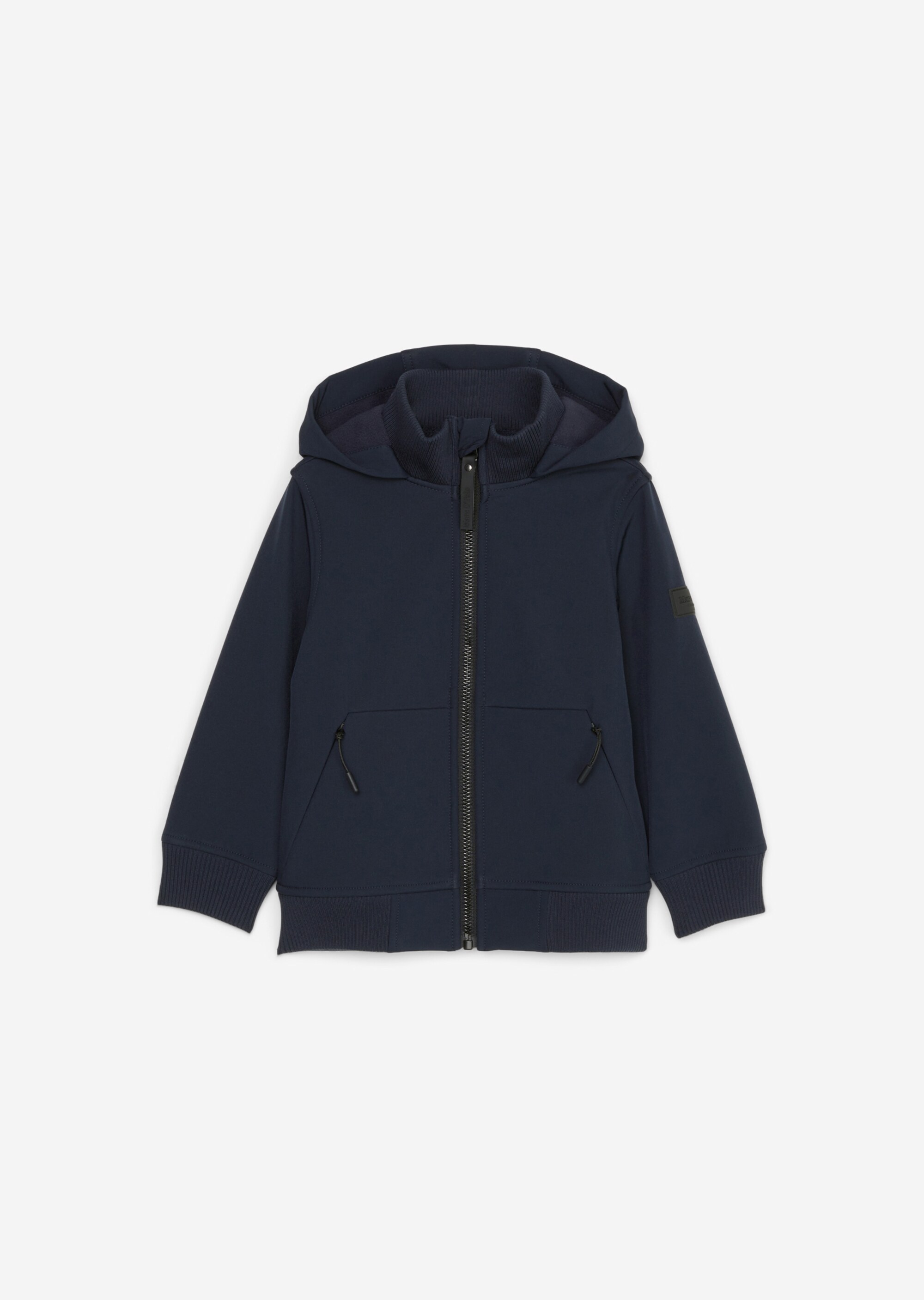 KIDS-BOYS Kapuzen-Softshelljacke wind- und wasserabweisend