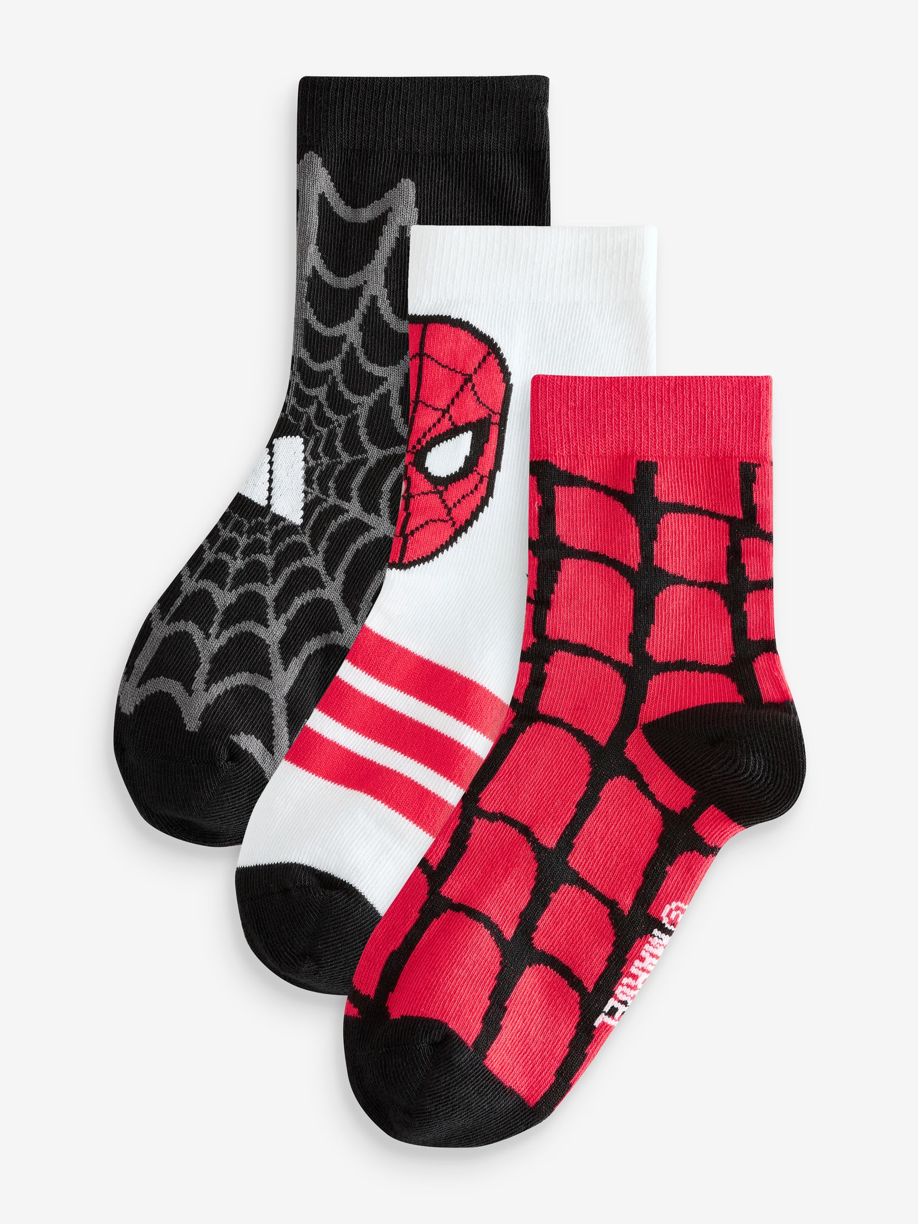 adidas Little Kids Marvel Spiderman 3 paar sokken