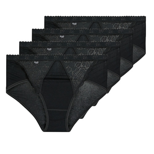 Sloggi  - CHIC MIDI PACK X4 - Noir