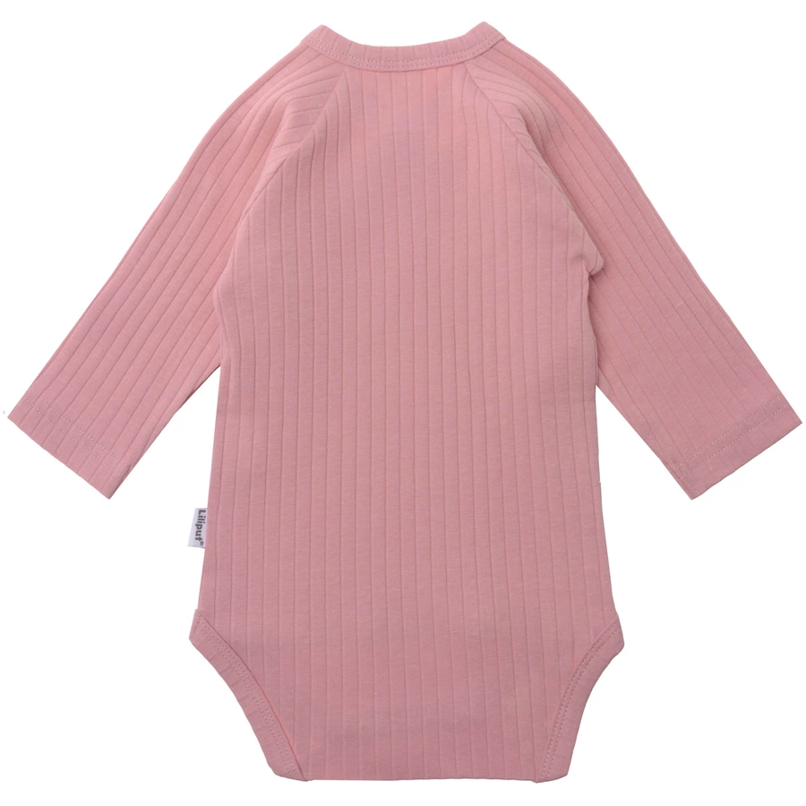 Liliput Wickelbodies weiss-rosé