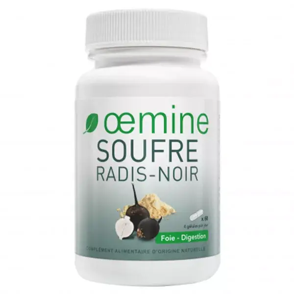Oemine Sulphur Black Radish 60 cápsulas