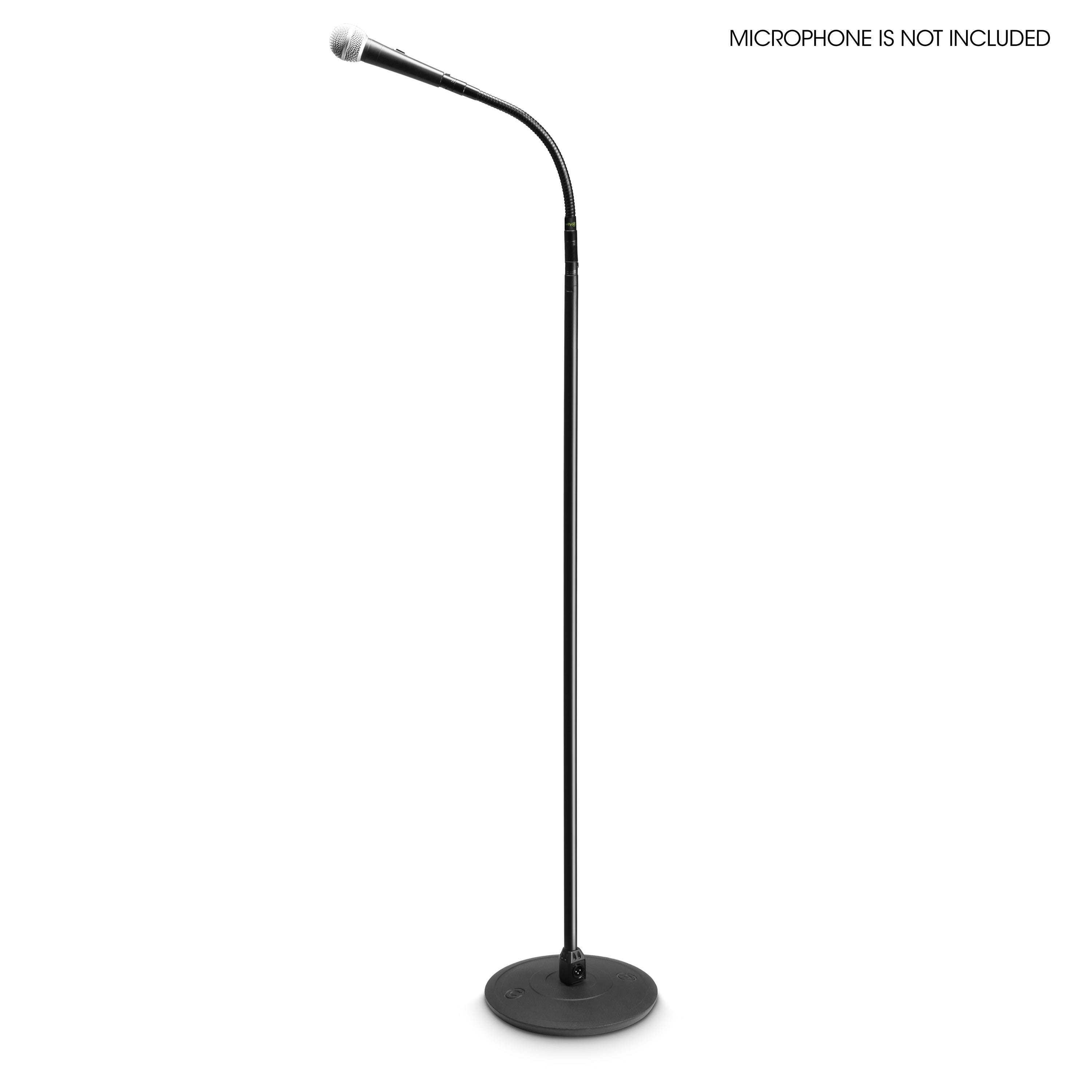 Gravity MS 23 XLR B microfoonstatief met zwanenhals zwart