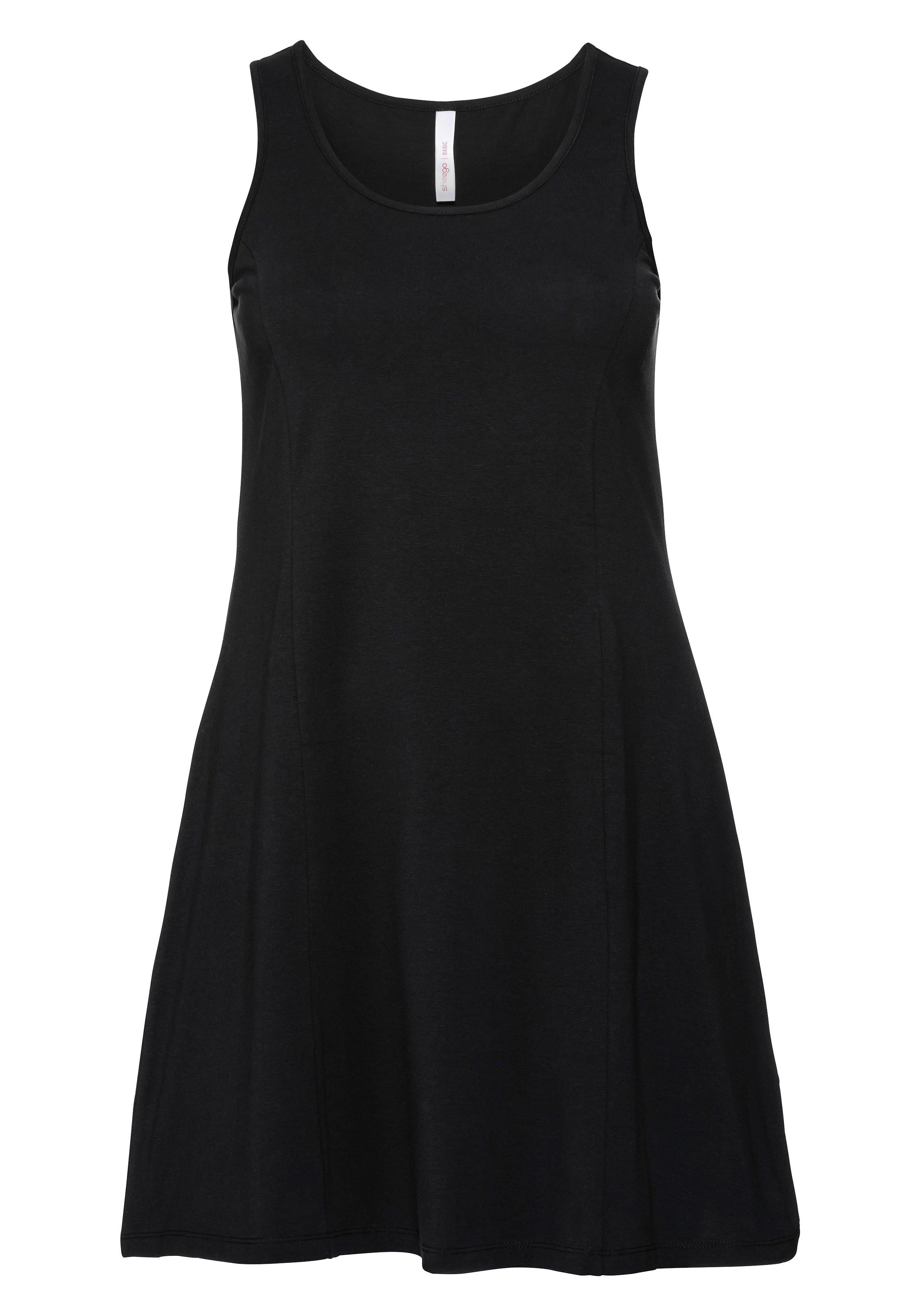 Kleid in A-Linie mit breiten Trägern