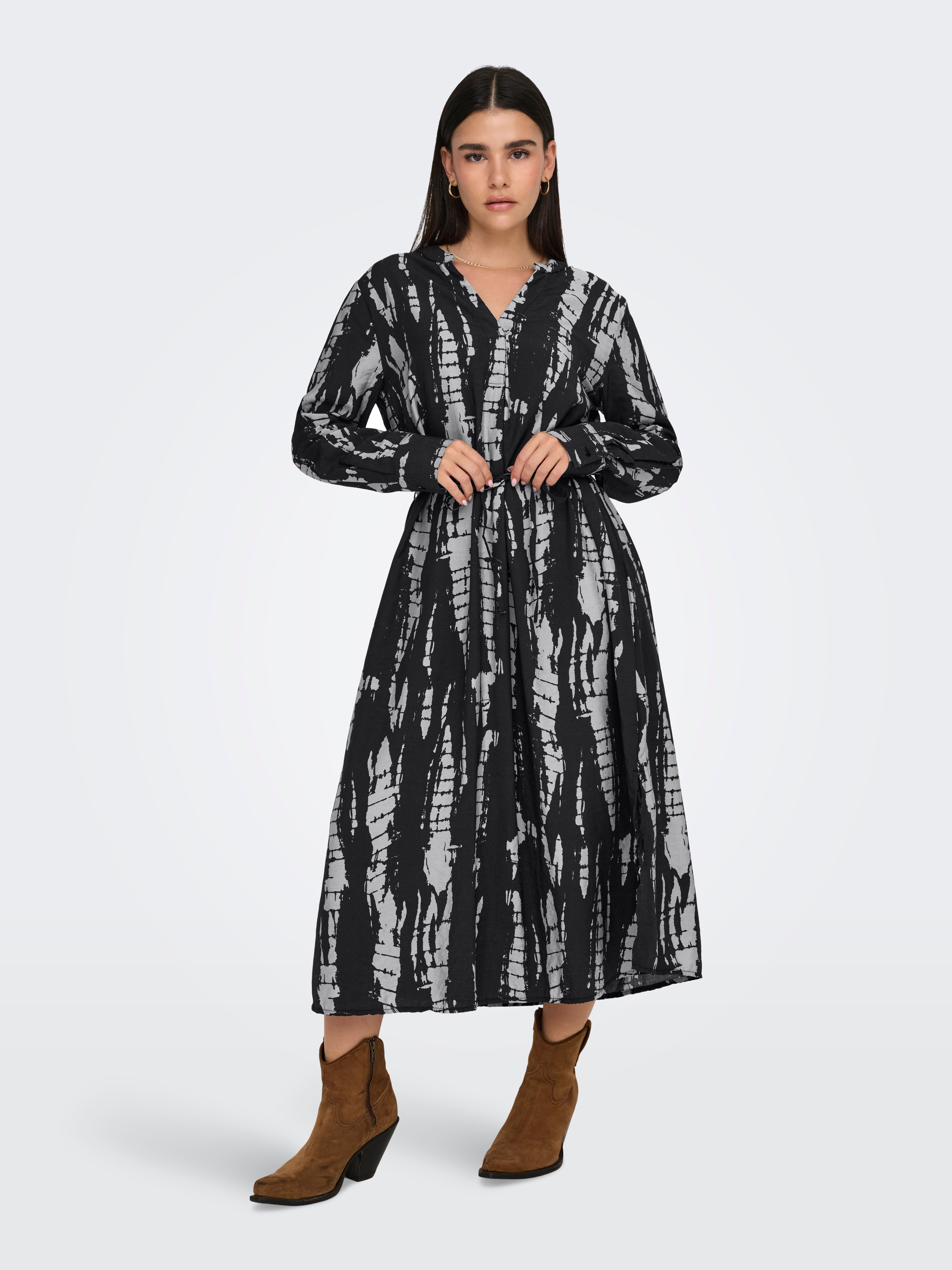 JDYSOUL Langes Kleid Black