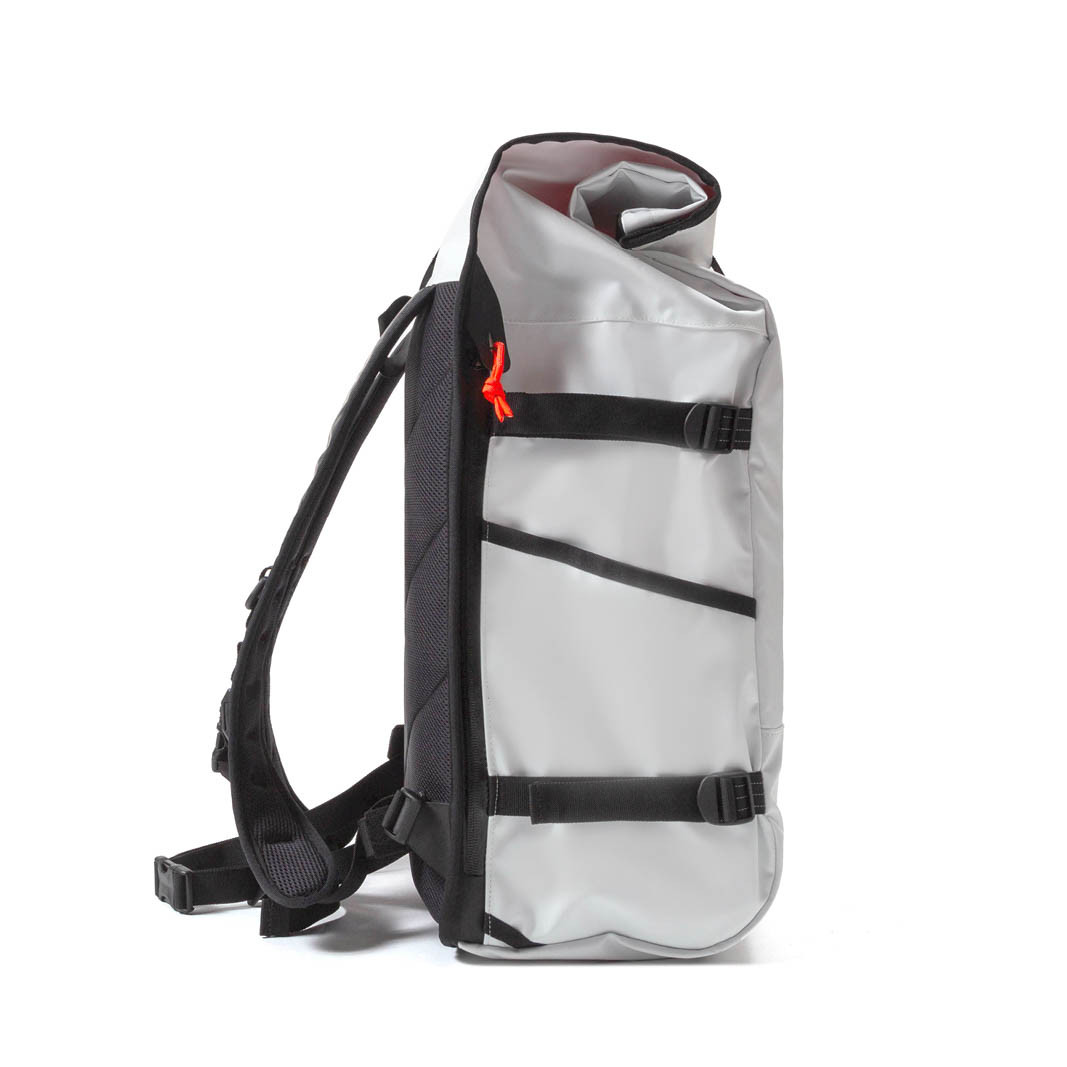 Restrap Rolltop Rygsæk, 40 Liter, Hvid