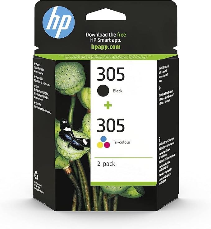 HP 305XL (3YM62AE) Original Druckerpatrone Schwarz mit hoher Reichweite für HP DeskJet 27xx, 41xx, HP ENVY 60xx, 64xx , 1er Pack