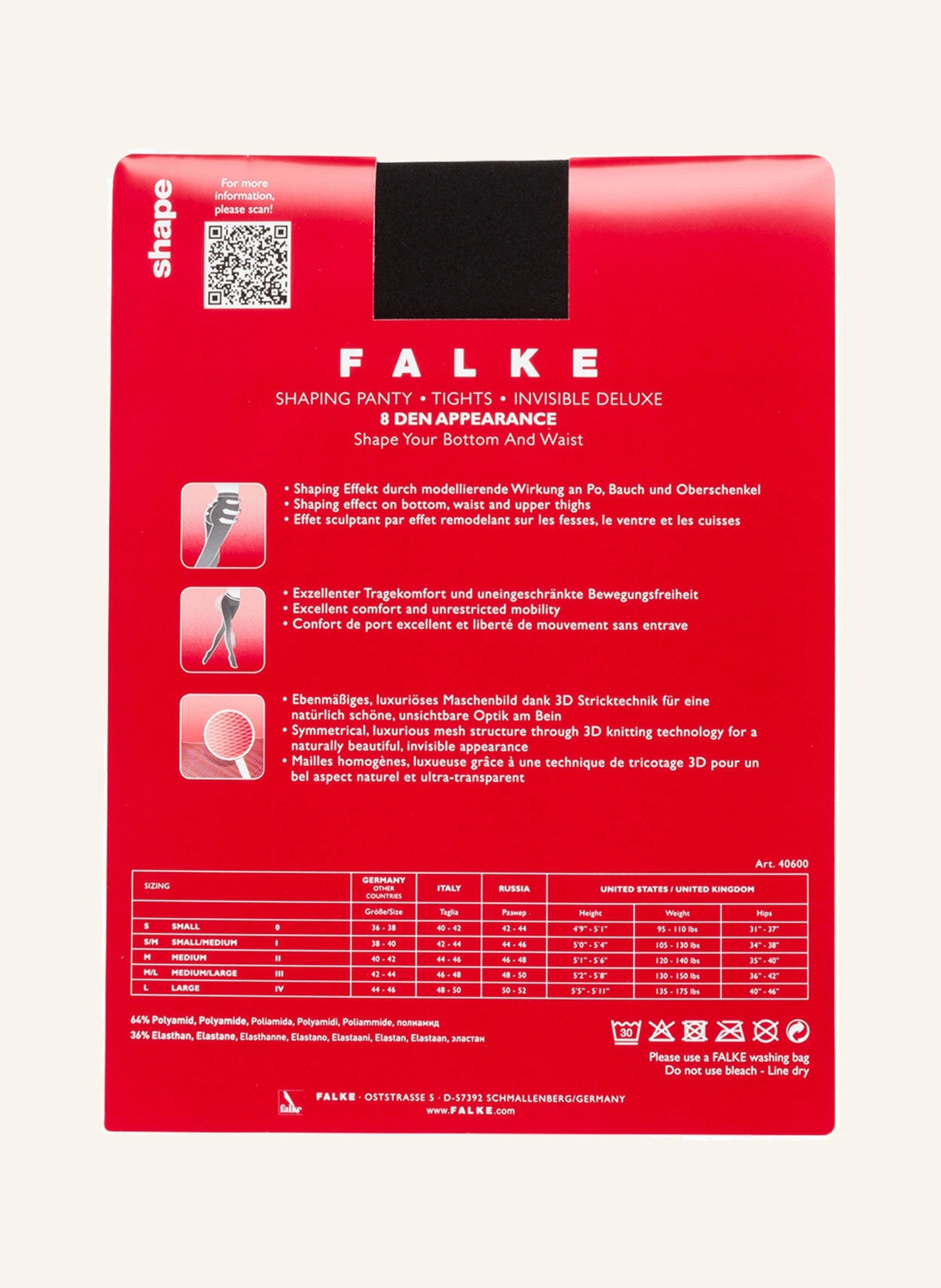 FALKE Feinstrumpfhose INVISIBLE DELUXE