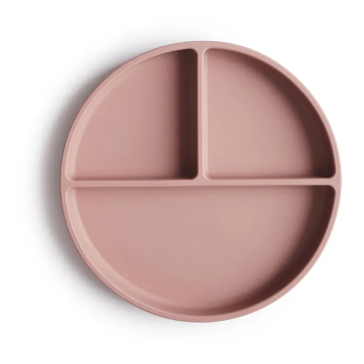 Mushie Assiette en silicone | Blush