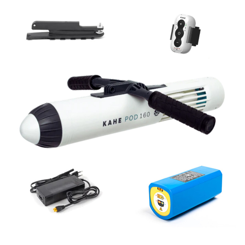 Moteur electrique kahe pod 160 pack double energy snorkeling propulseur sous marin