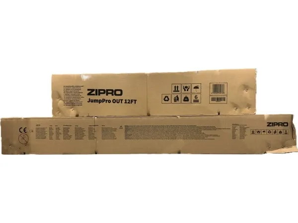 Zipro Trampolin med eksternt net 12FT 374cm   skopose