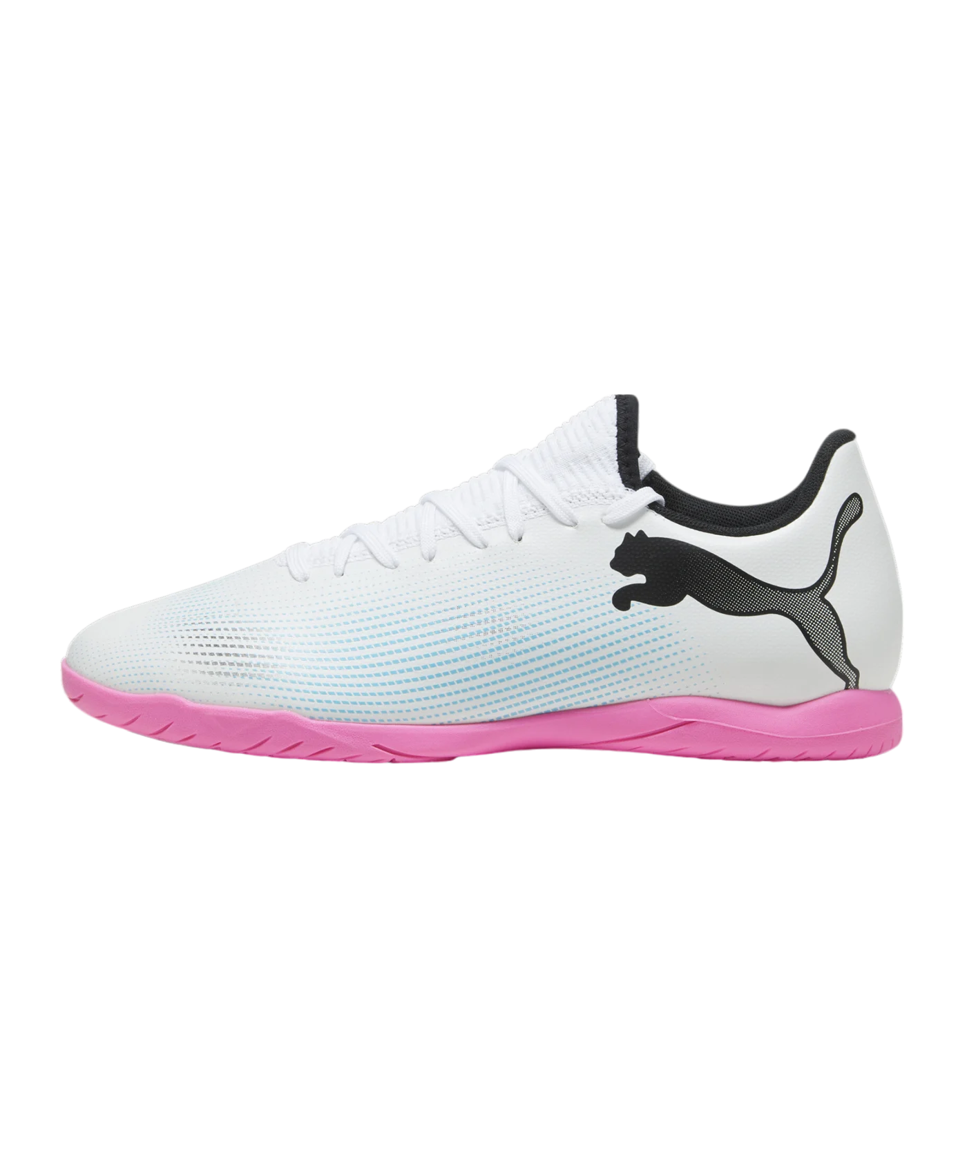 PUMA FUTURE 7 Play IT Halle Phenomenal Weiss Schwarz Pink F01