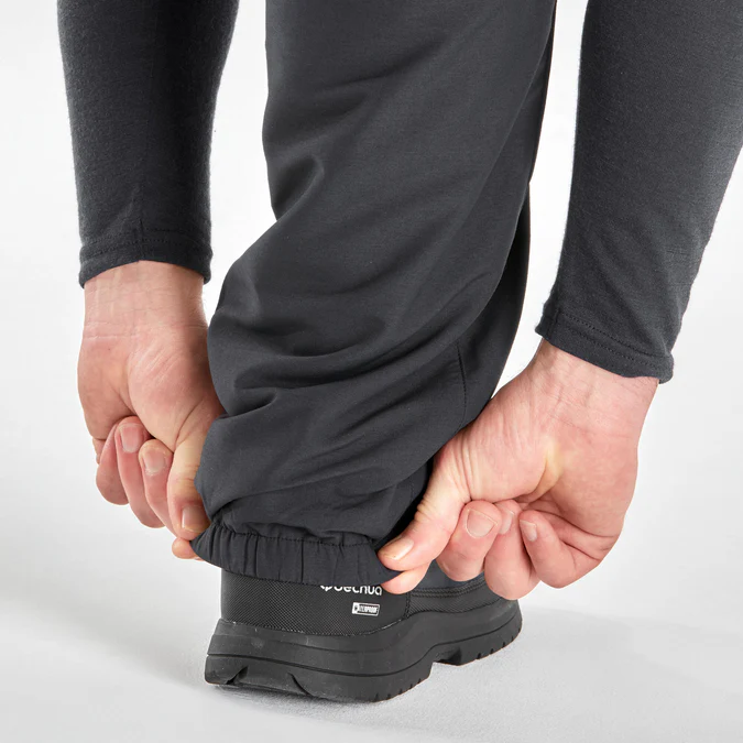 Decathlon Quechua - Calça de caminhada masculina Quechua, quente e repelente à água, modelo SH100