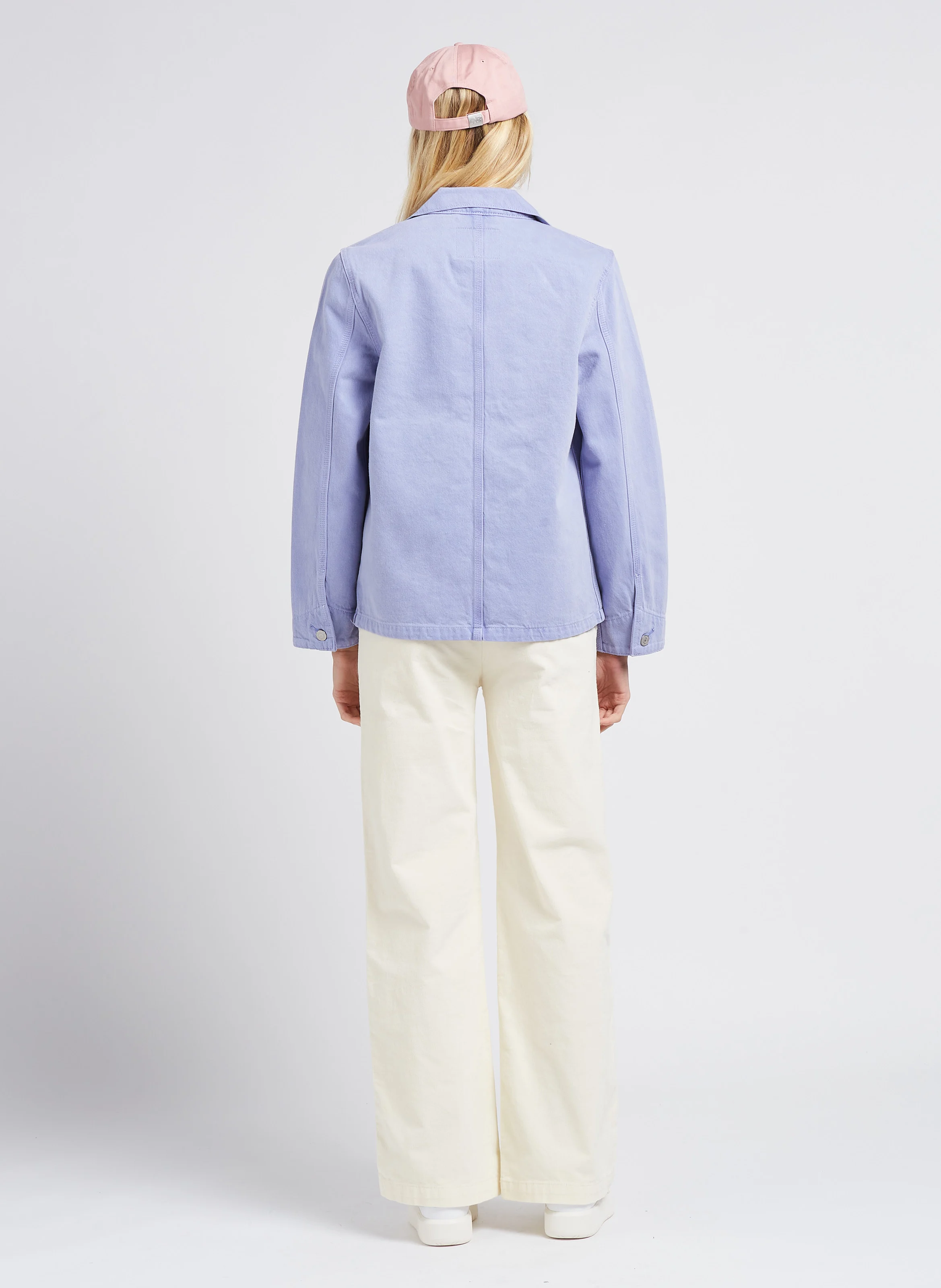 OTIS - Tee-shirt col rond brodé en coton | Rose